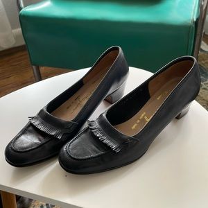 Vintage fringe Salvatore Ferragamo heels